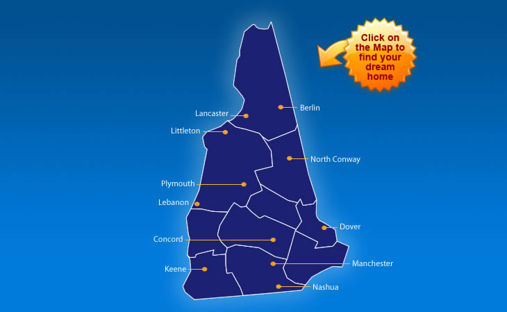 map of new hampshire counties. New Hampshire map